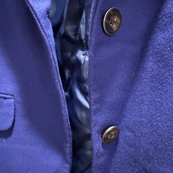 GAP Women's Wool Royal Blue Purple Academy Blazer 12 - Picture 4 of 6